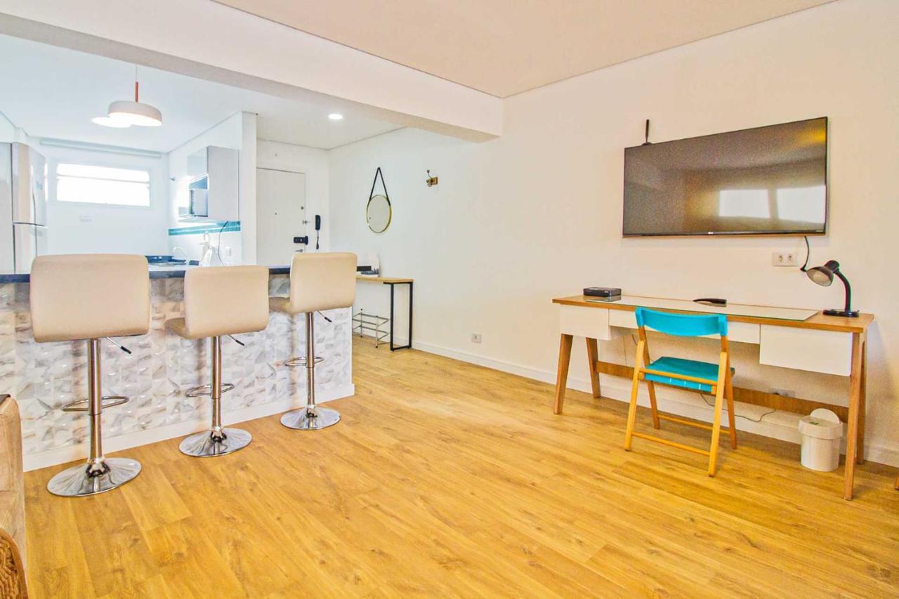Apto Com Wifi E Home Office No Centro De Сан-Паулу Екстер'єр фото