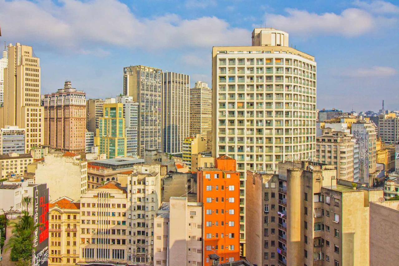Apto Com Wifi E Home Office No Centro De Сан-Паулу Екстер'єр фото